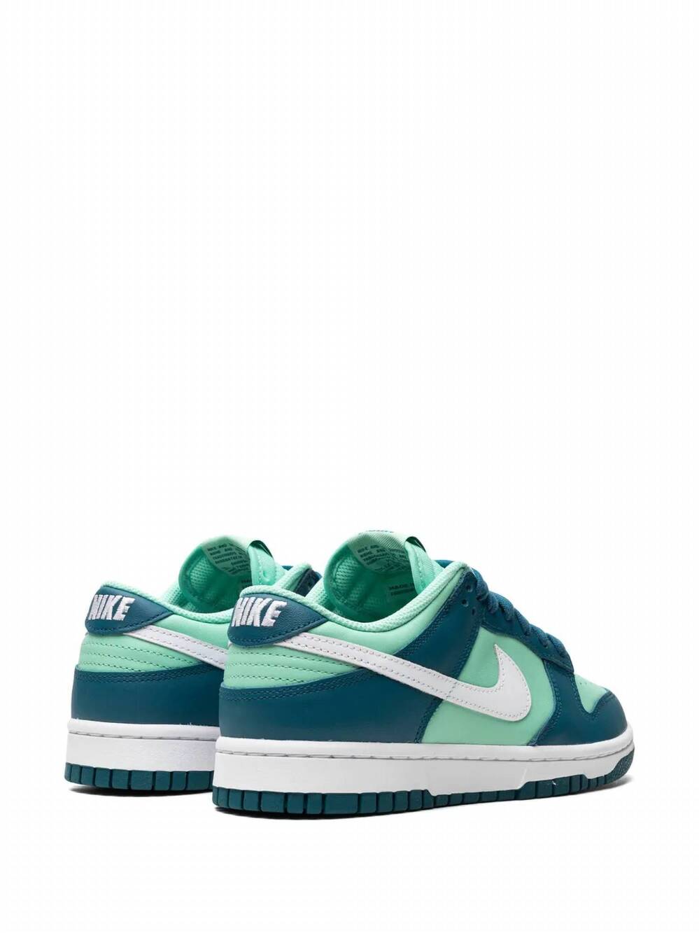 NEW NIKE women's dunk low sneakers in geode teal - Picture 4 of 9